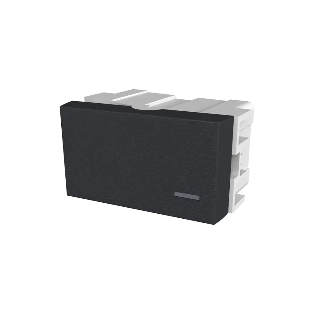 JELUZ PLATINUM INTERRUPTOR COMBINACIÓN 10 A NEGRO