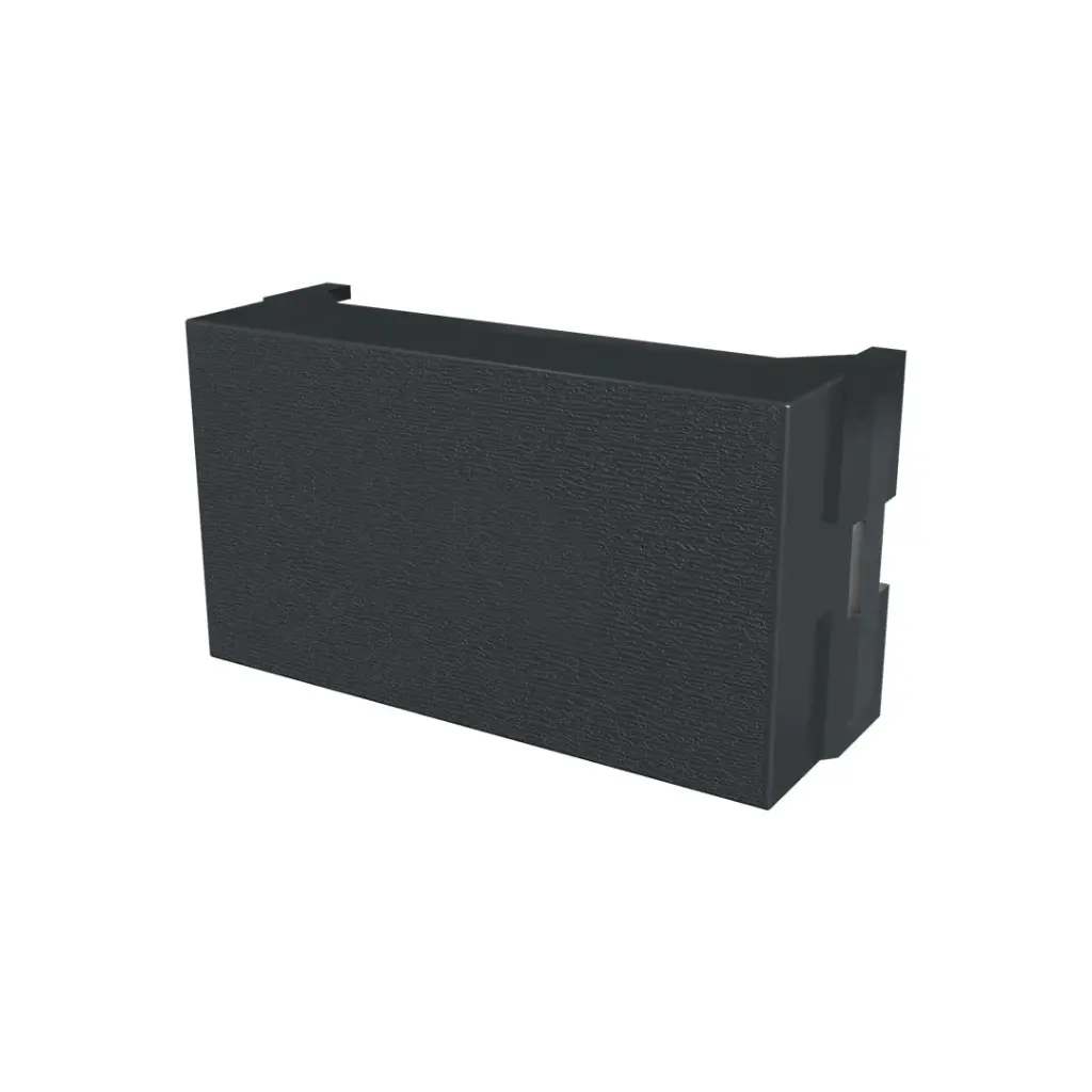 JELUZ PLATINUM TAPÓN CIEGO NEGRO