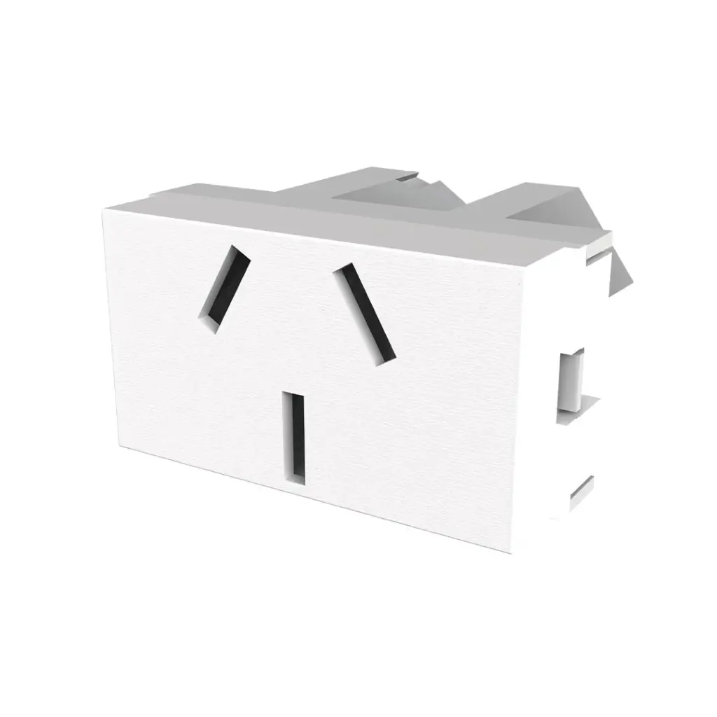 JELUZ PLATINUM TOMACORRIENTE 10A BLANCO CONEXION LATERAL