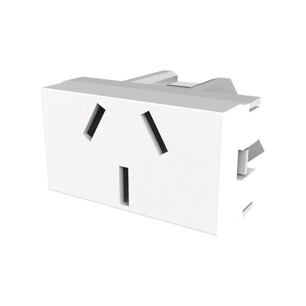 JELUZ PLATINUM TOMACORRIENTE 10A BLANCO CONEXION POSTERIOR