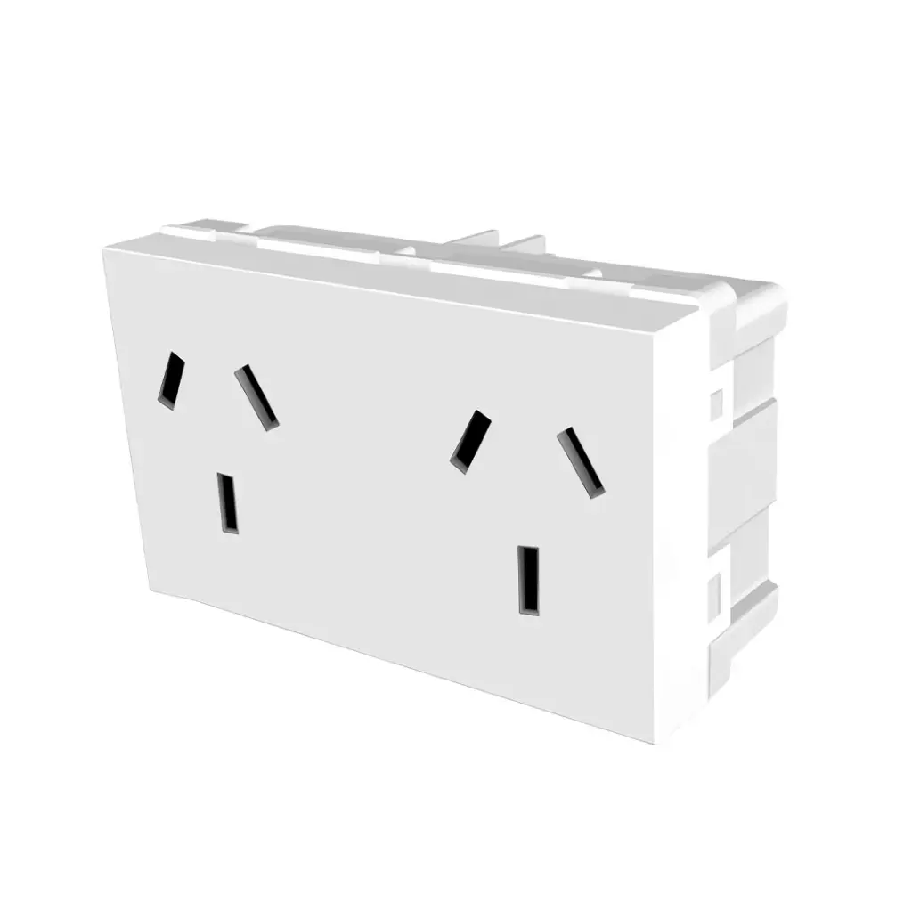 JELUZ VERONA MODULO TOMACORRIENTE DOBLE + TIERRA