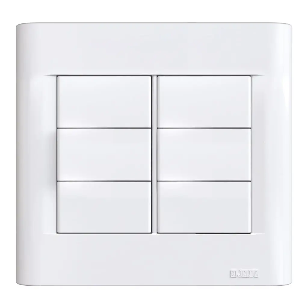 JELUZ VERONA TAPA DOBLE 10X10 BLANCO