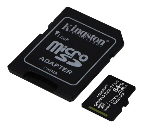 KINGSTON MICRO SD 64GB CLASE 10