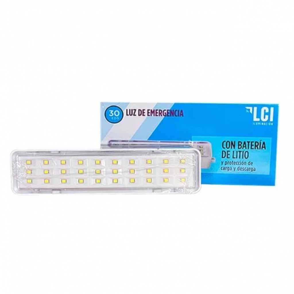 LCI LUZ DE EMERGENCIA LED 30 LEDS LIGHT 30SMD