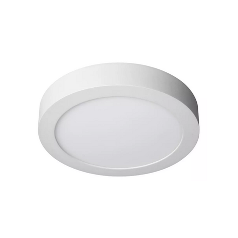 LCI PLAFON CIRCULAR DE APLICAR 12W LUZ FRIA MARCO BLANCO
