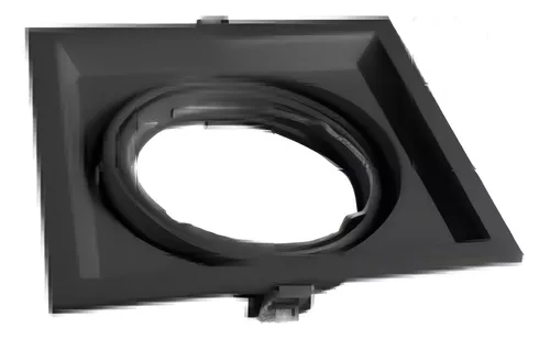 MACROLED AR111 CARDANICO DE EMBUTIR X1 MARCO NEGRO