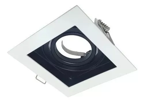 MACROLED ARTEFACTO DE EMBUTIR X1 DICRO MARCO BLANCO