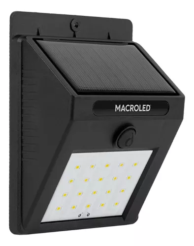 MACROLED ARTEFACTO SOLAR DE PARED 1.5 W IP54 CÁLIDO
