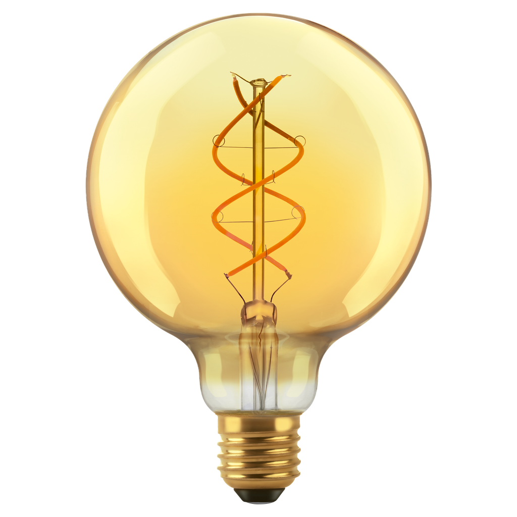 MACROLED BULBO G125 FILAMENTO GOLDEN 5WE27 AC180-265V AMBAR 2200K