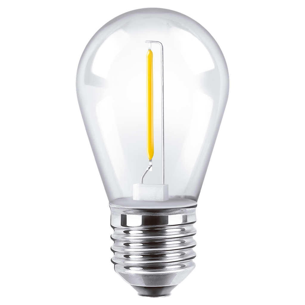 MACROLED BULBO S14 DECO FILAMENTO 0.65W E27 CALIDO