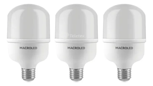 MACROLED BULBON ALTA POTENCIA 60W E27 CALIDO