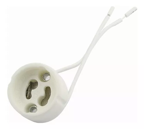 MACROLED CONECTOR GU10 CERAMICO CON 15 CM DE CABLE