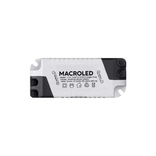 MACROLED DRIVER PANEL LED 18W AC85-265V