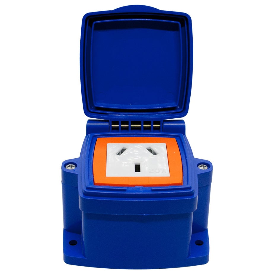 MIG CAJA CAPSULADA PLASTICA CON TOMA 10A NORMALIZADO