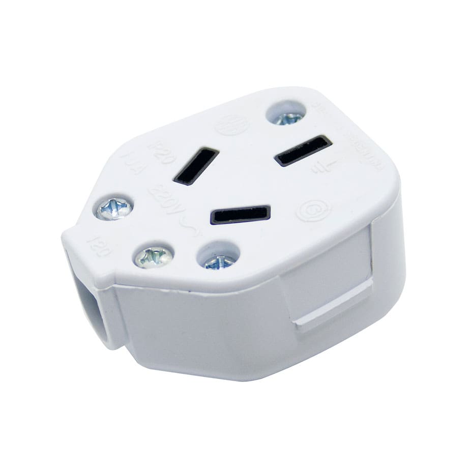 MIG FICHA HEMBRA 10A NORMALIZADA CONEXION LATERAL