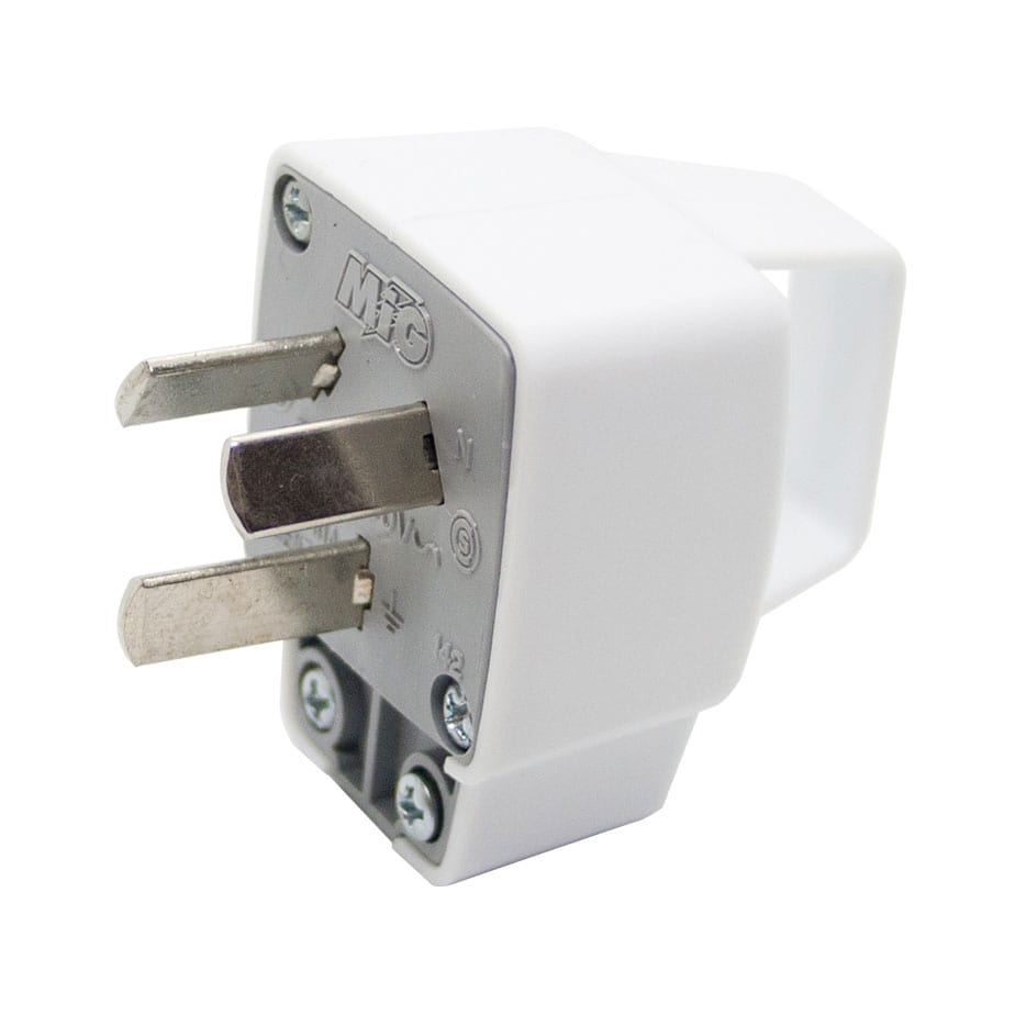 MIG FICHA MACHO BIPOLAR  20 A REFORZADA