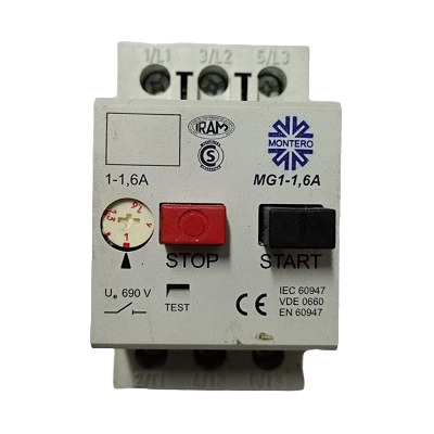 MONTERO GUARDAMOTOR MG1-(10 A 16A)