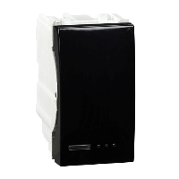 PLASNAVI BASE INTERRUPTOR UNIPOLAR 10 AX-250 NEGRO
