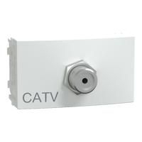PLASNAVI BASE TOMA C.A.T.V NORMAL BLANCO