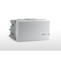 PLASNAVI RODA INTERRUPTOR COMBINADO TECLA ELEVADA BLANCO