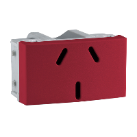 PLASNAVI RODA TOMA P/TENSION ESTABILIZADA 10A ROJO