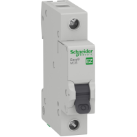 SCHNEIDER INT TERMOMAGNETICO EASY 9 1X6A 4,5KA C