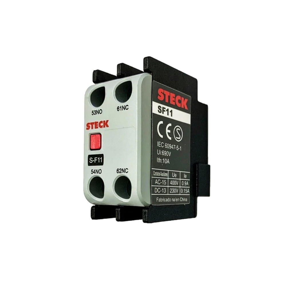 STECK CONTACTO AUX PARA CONTAC. SD2 1NA+1NC 2P FRONTAL