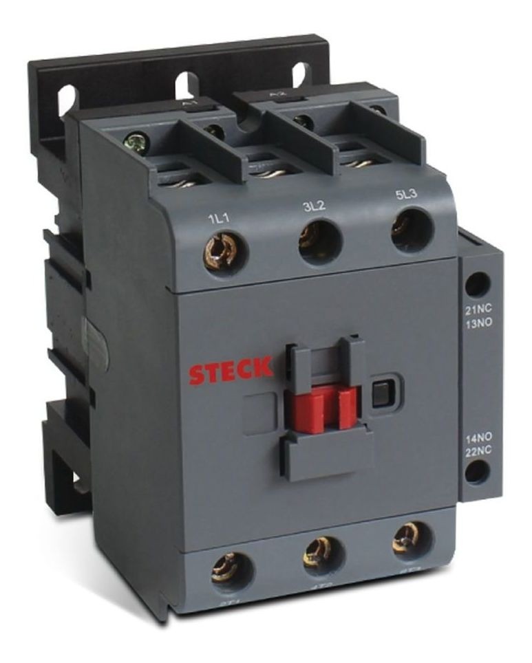 STECK CONTACTOR TRIPOLAR 12A 1NA 220V