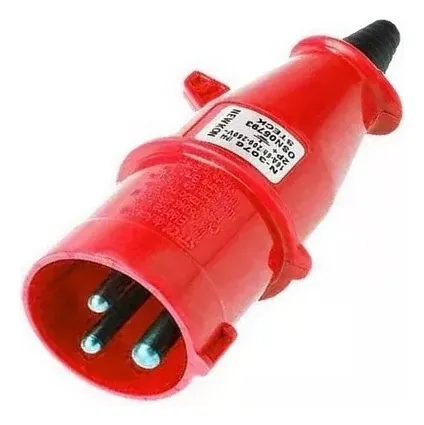 STECK FICHA 2P+T 16A 380/440 9H VM