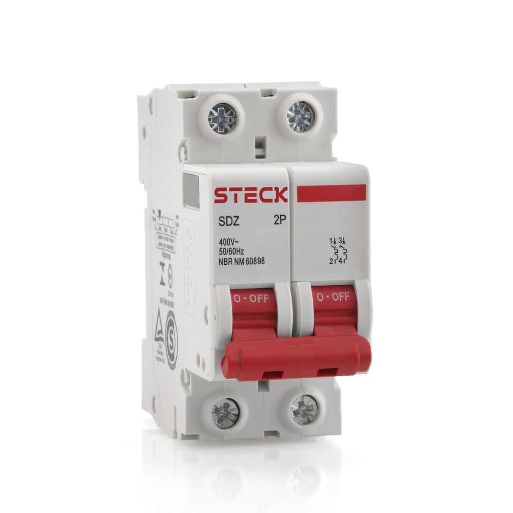 STECK INT. TERMOMAGNETICO 2X50 CURVA C 3KA