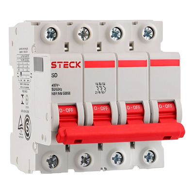 STECK INT. TERMOMAGNETICO 4X50 CURVA C 3KA
