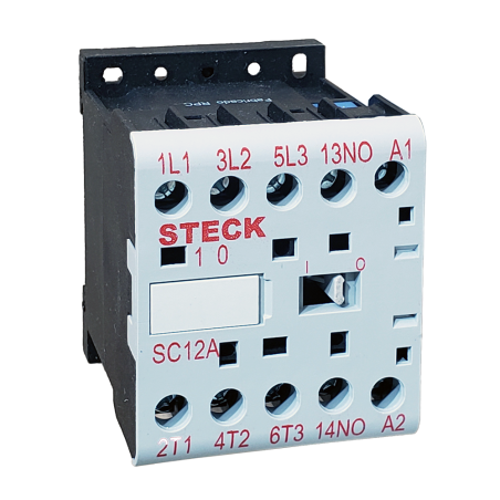 STECK MINICONTACTOR SERIE SC 380V 1NA 9A BOBINA 380V