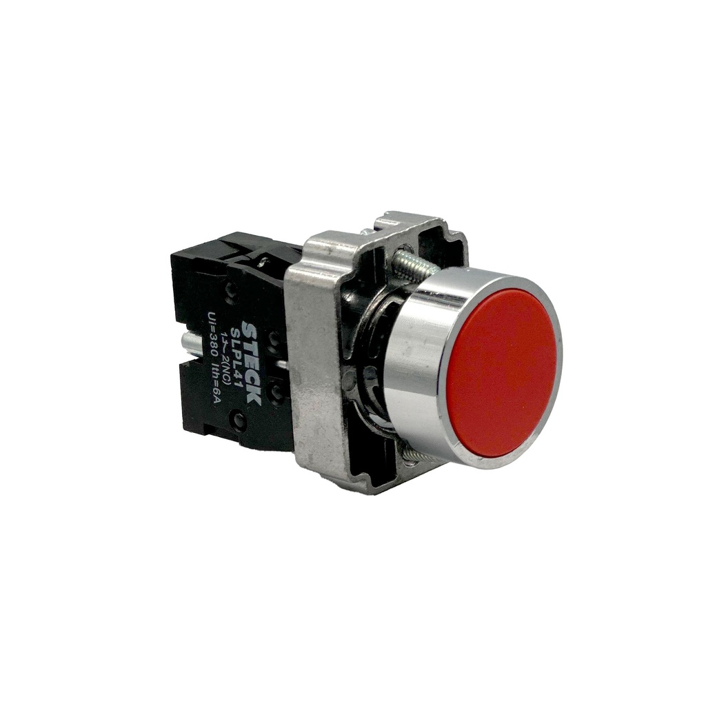 STECK PULSADOR ROJO METAL