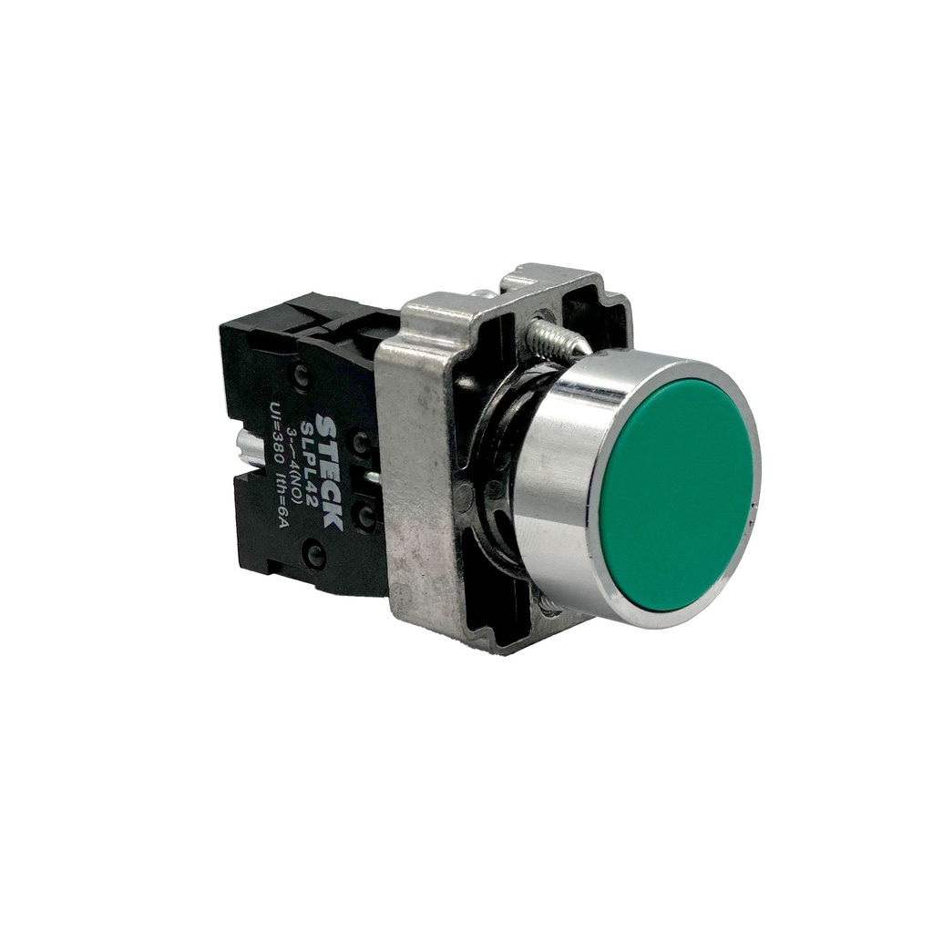 STECK PULSADOR VERDE METAL