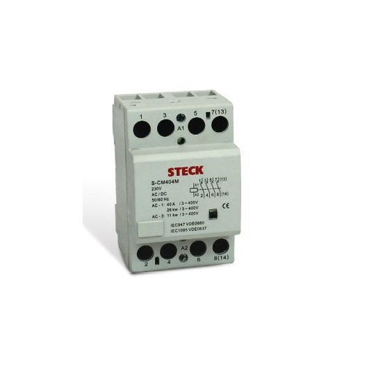 STECK-CONTACTOR MODULAR 1NA+1NF 25A 230VAC50/60HZ 22001 IC04195730Z