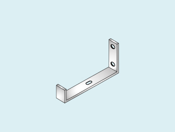 STUCCHI SOPORTE SIMPLE DE  100MM ZIN