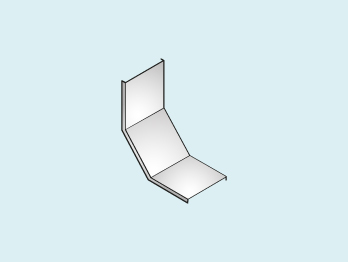 STUCCHI TAPA CURVA RIG. ASCE. 150X0,7MM