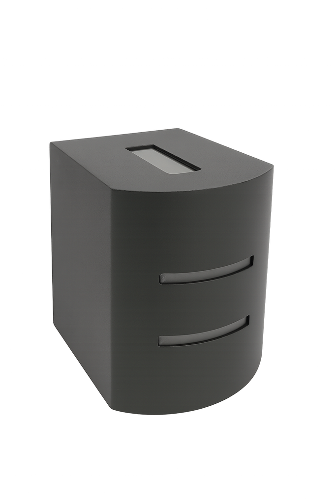 SUR APLIQUE UNIDIRECCIONAL FRENTE CURVO, CALADO DOBLE, ZOCALO G9