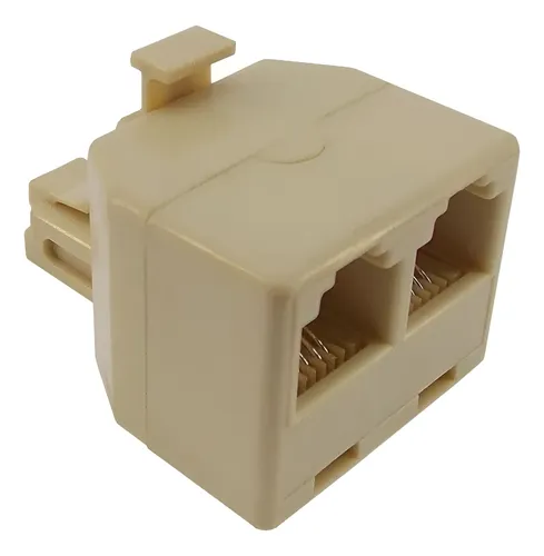 SUR DERIVADOR DOBLE RJ 11/ 1 MACHO - 2 HEMBRAS