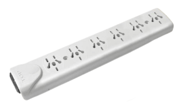 TAAD ZAPATILLA MULTINORMA 6 TOMAS CON BORNERA (S/ CABLE S/ INT.)