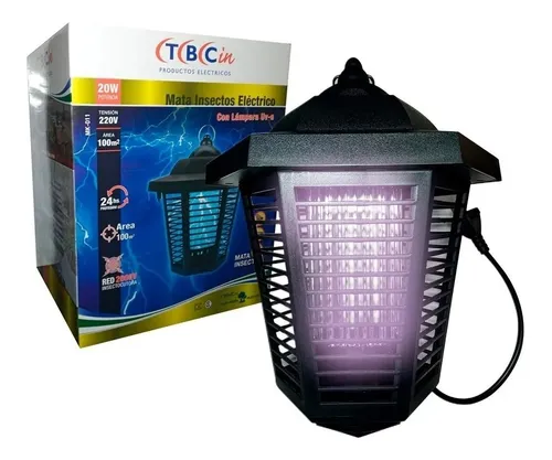 TBC IN FAROL MATA INSECTOS ELÉCTRICO CON LAMPARA UV-A 20W