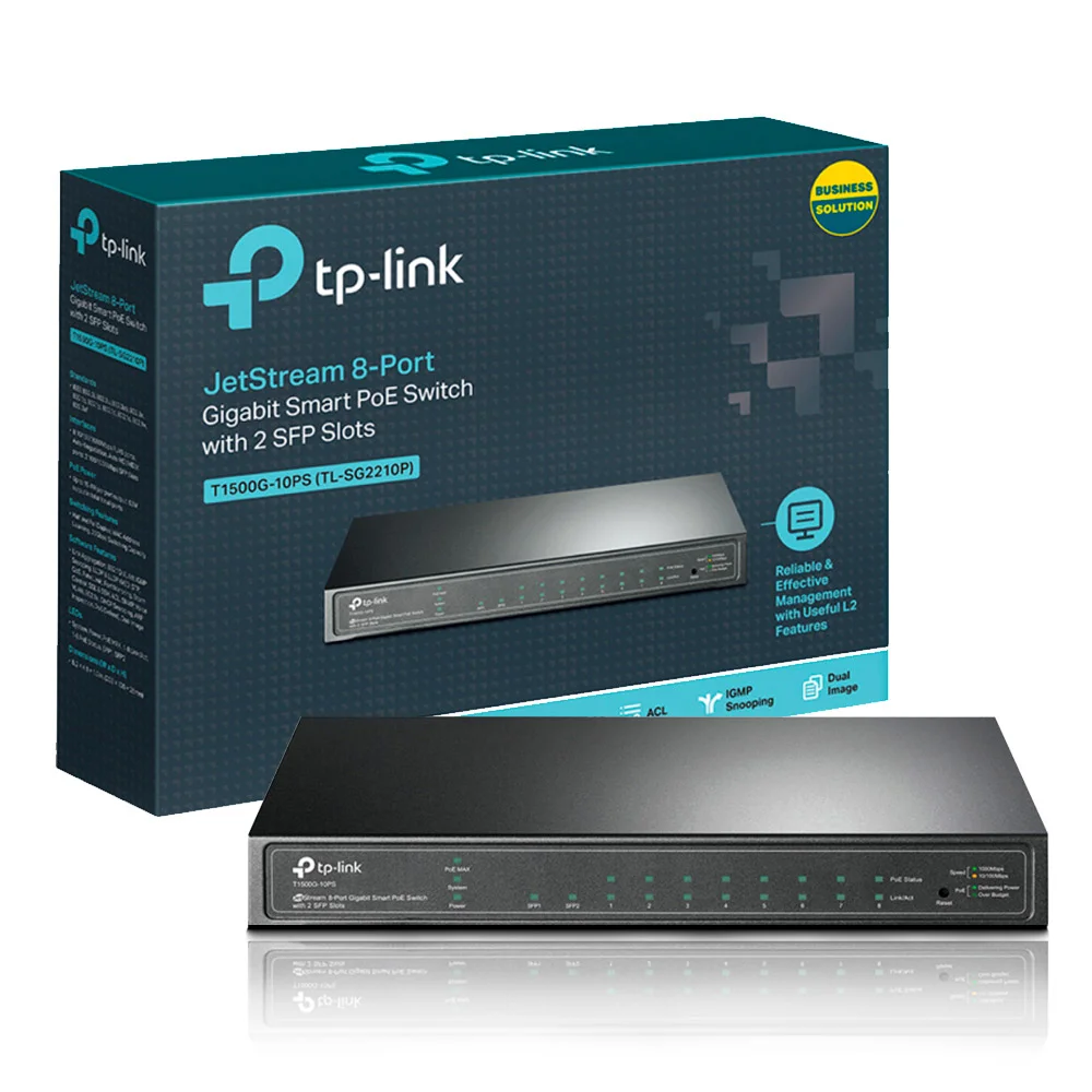 TP-LINK SWITCH TL-SG2210P 8 10/100/1000 POE
