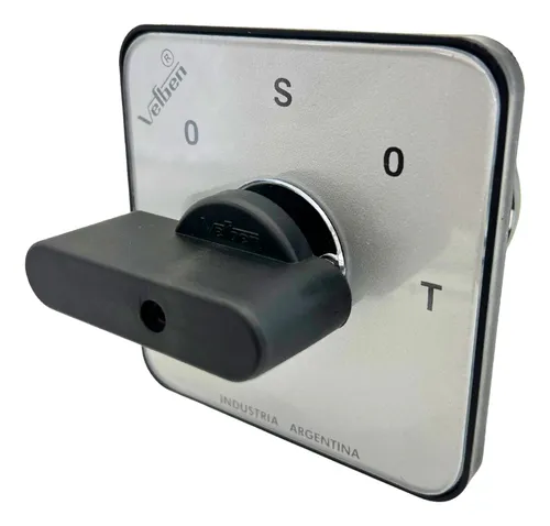 VEFBEN INTERRUPTOR SOLECTOR DE FASE ENTRADA TRIPOLAR SALIDA UNIPOLAR 8A 380V