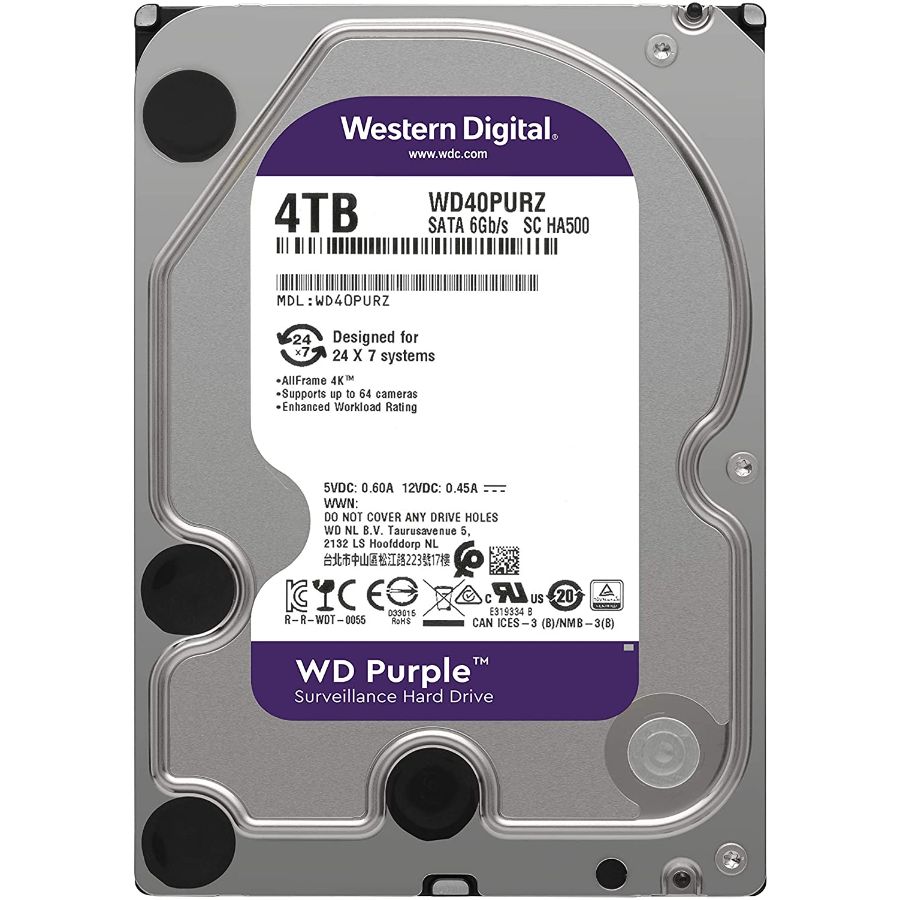 WD DISCO RIGIDO 4TB PURPLE
