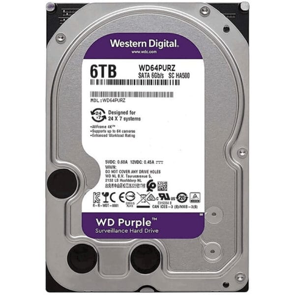 WD DISCO RIGIDO 6TB PURPLE