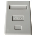 ALINS ROSETA 1 PUERTO CON JACK CAT5E