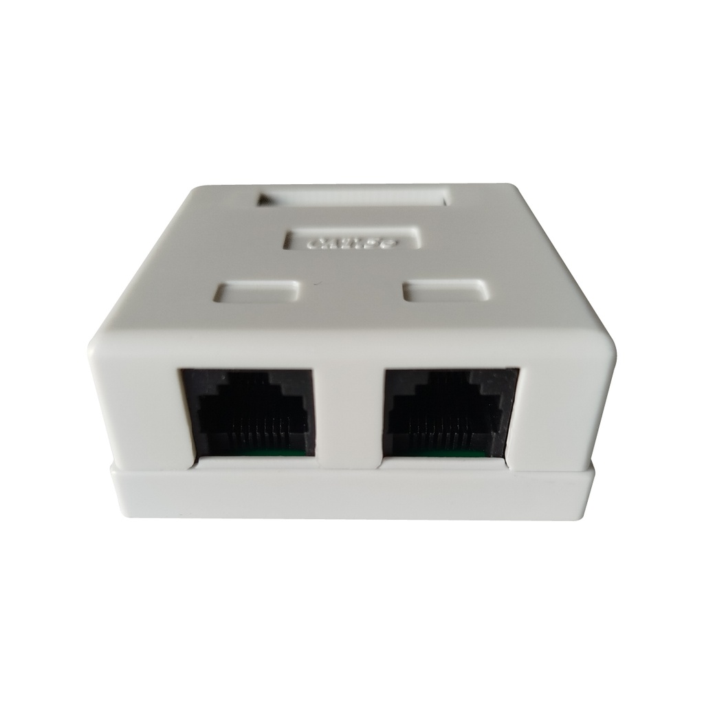 ALINS ROSETA 2 PUERTOS CON JACK CAT5E