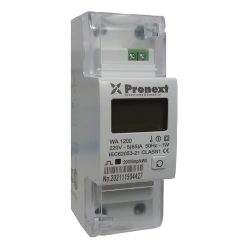 PRONEXT MULTIMEDIDOR MONOFÁSICO C/ REGISTRO Y RESET