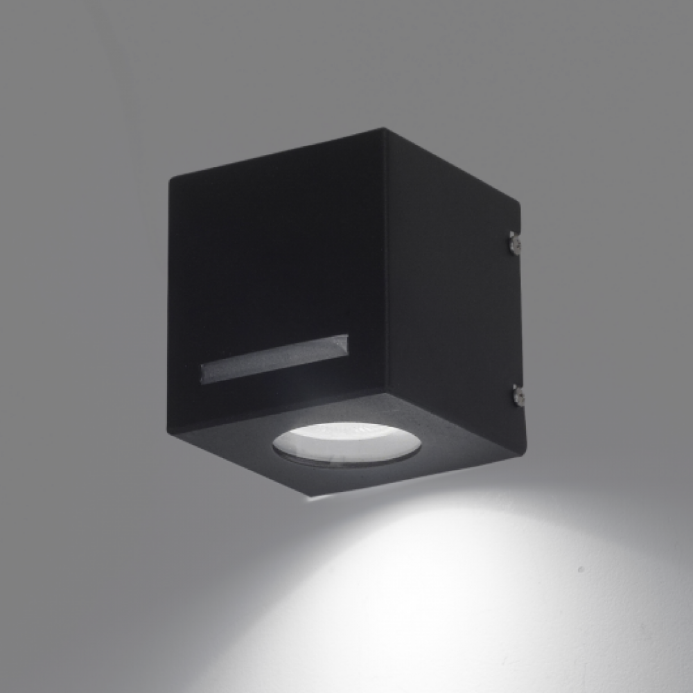 FERROLUX APLIQUE UNIDIRECCIONAL BOLONIA RECTANGULAR ZOCALO GU10 PARA 1 DICROICA