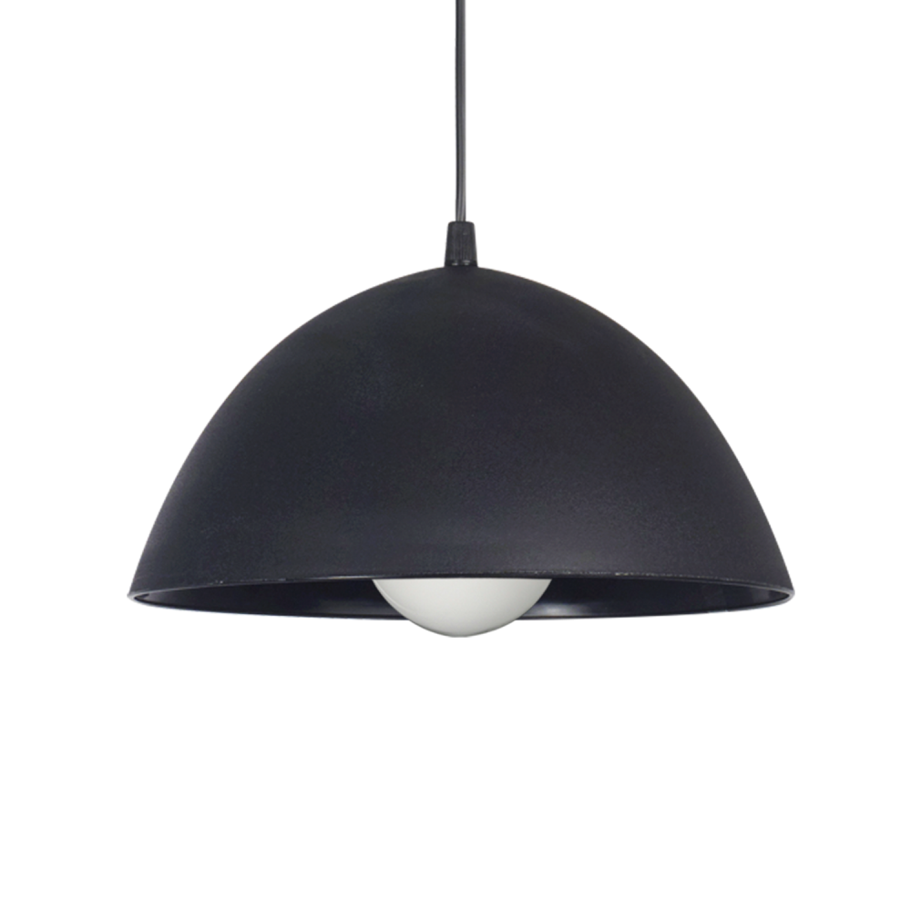 FERROLUX COLGANTE MADRID PVC 26 CM NEGRO